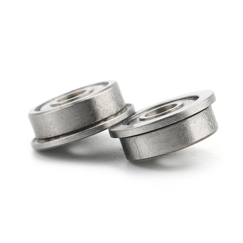 Flanged deep groove ball bearing with single rib F6000 6001 6002 6003 6004 6005 6006 6007ZZ 2RS
