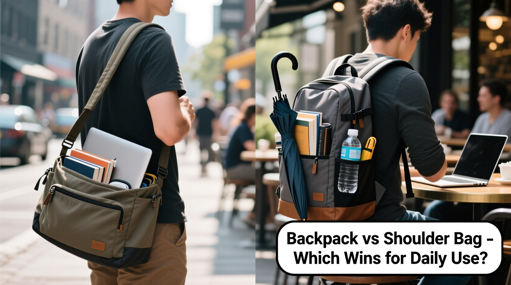 shoulder bag vs backpack for daily use which carry all is actually better for you