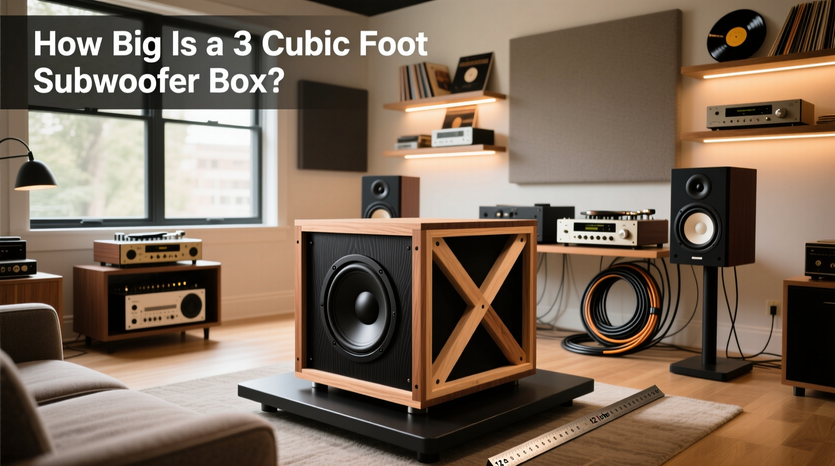 3 Cubic Foot Subwoofer Box Guide