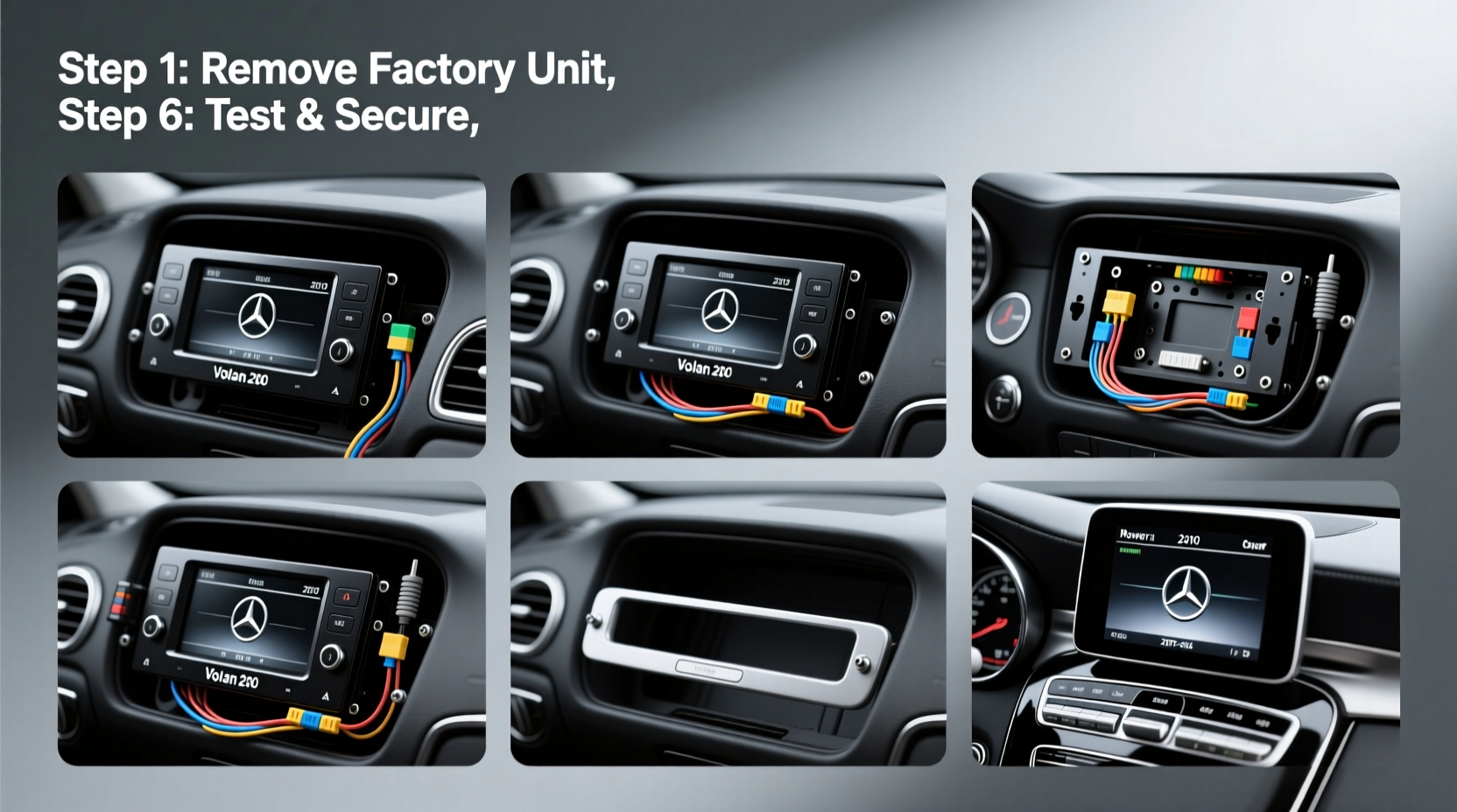 volan w204 installation guide