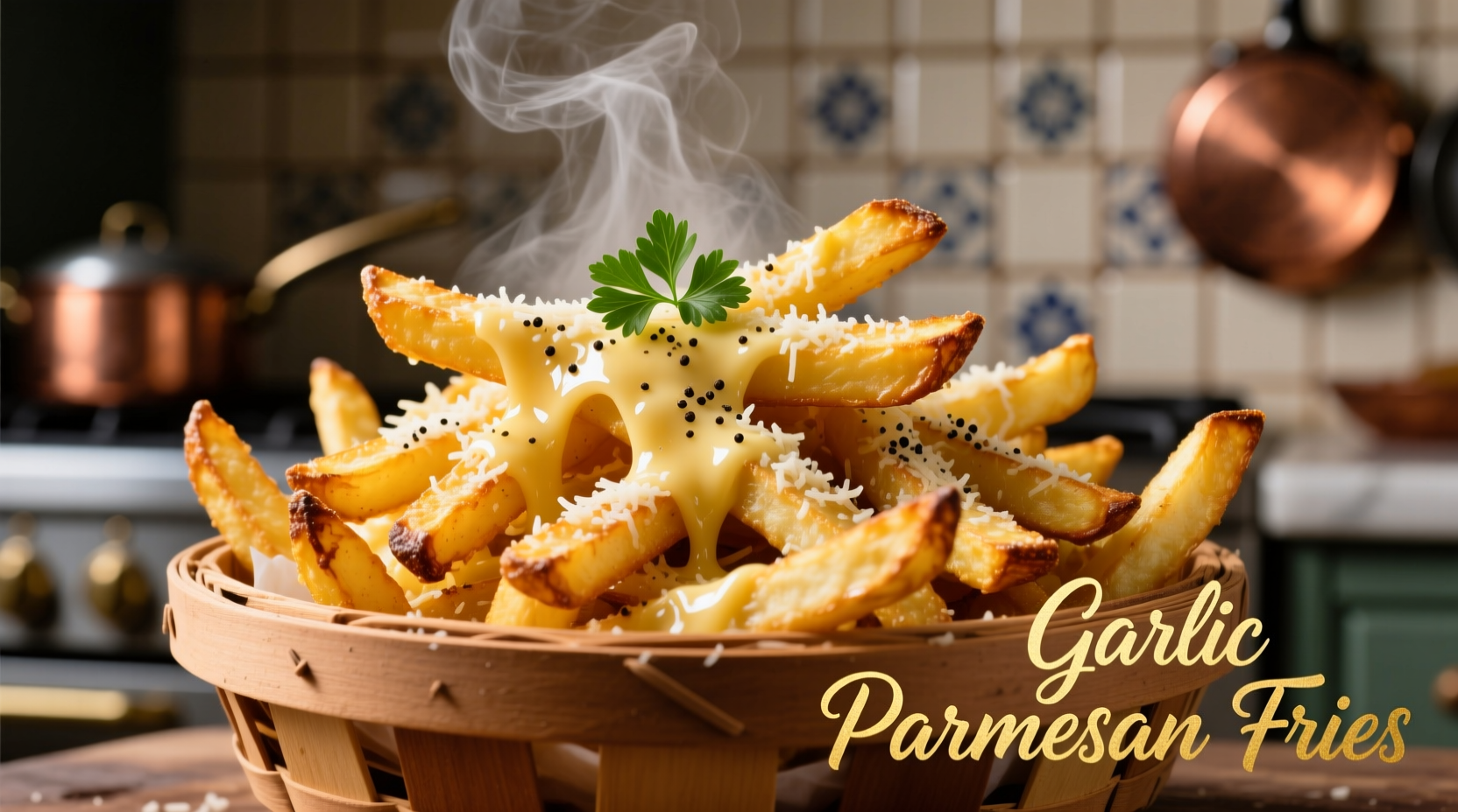 garlic parmesan fries