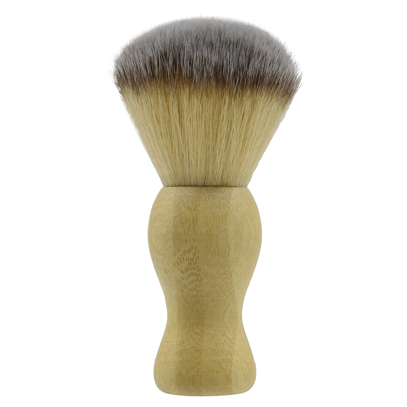 Wood handle Beard Brush Wooden Handle Shaving Brush for Salon Home Travel Use Facial Beard Cleaning Shaving Brush
