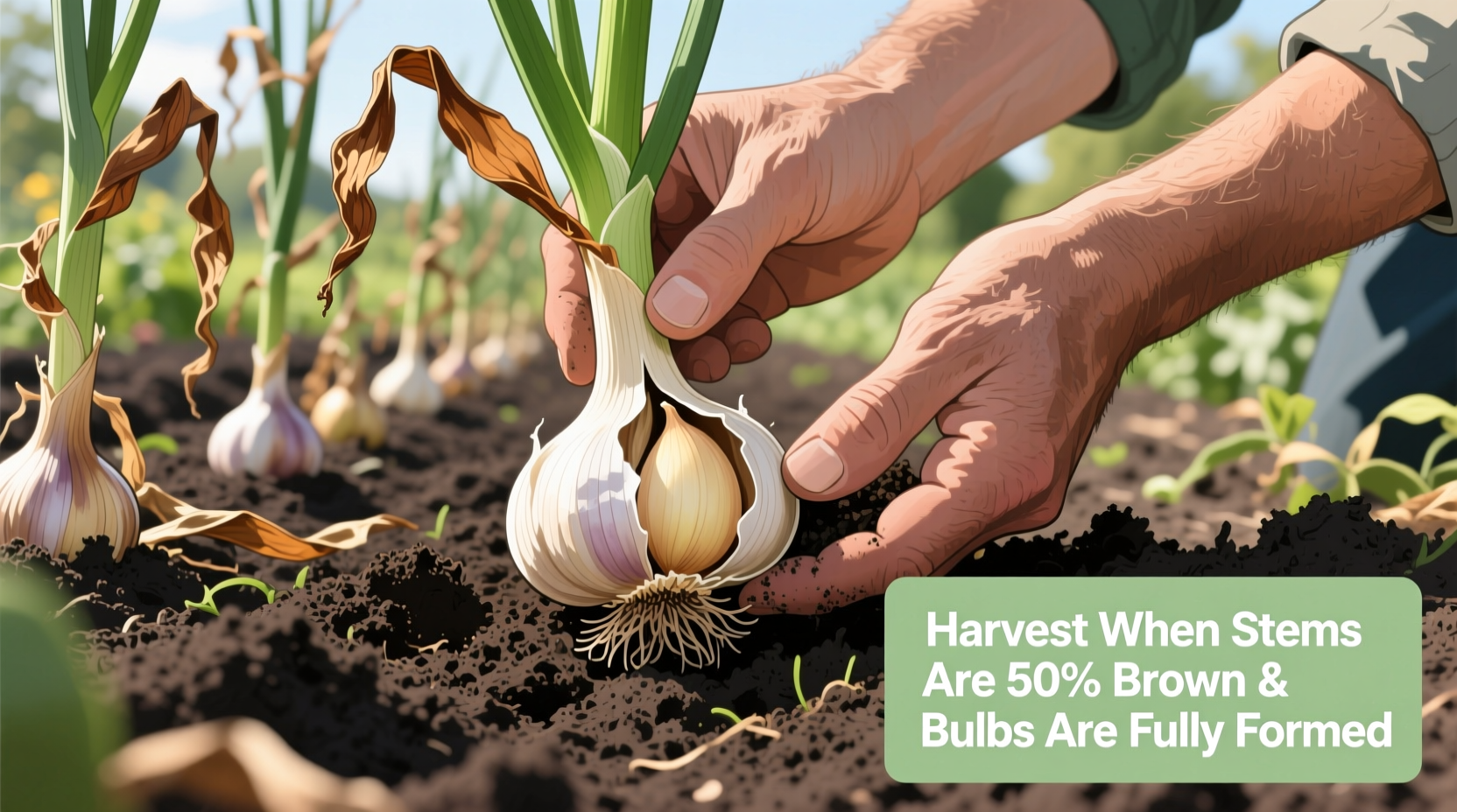 When to Harvest Garlic: Visual Indicators & Timing Guide