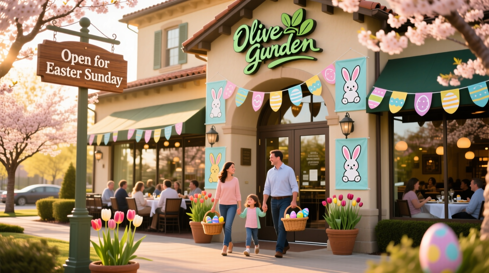 is olive garden open for easter