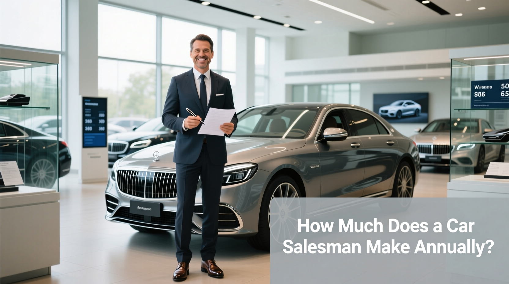 how much does a car salesman make a year