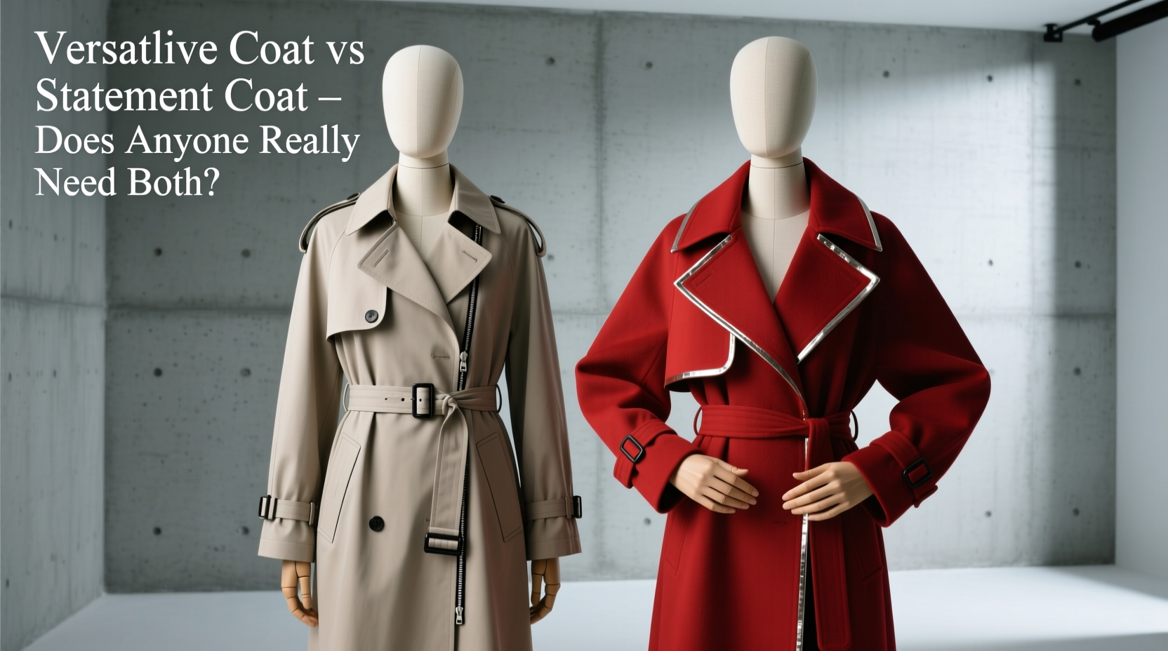versatile coat vs statement coat does anyone really need both