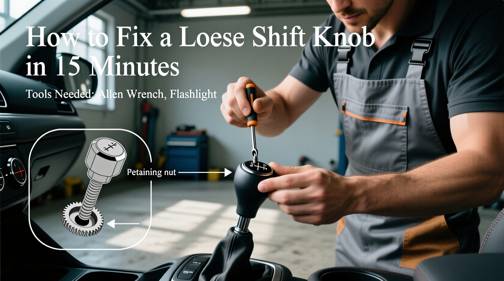 loose shift knob fix