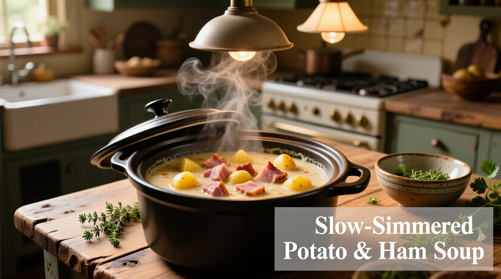 potato ham soup crock pot