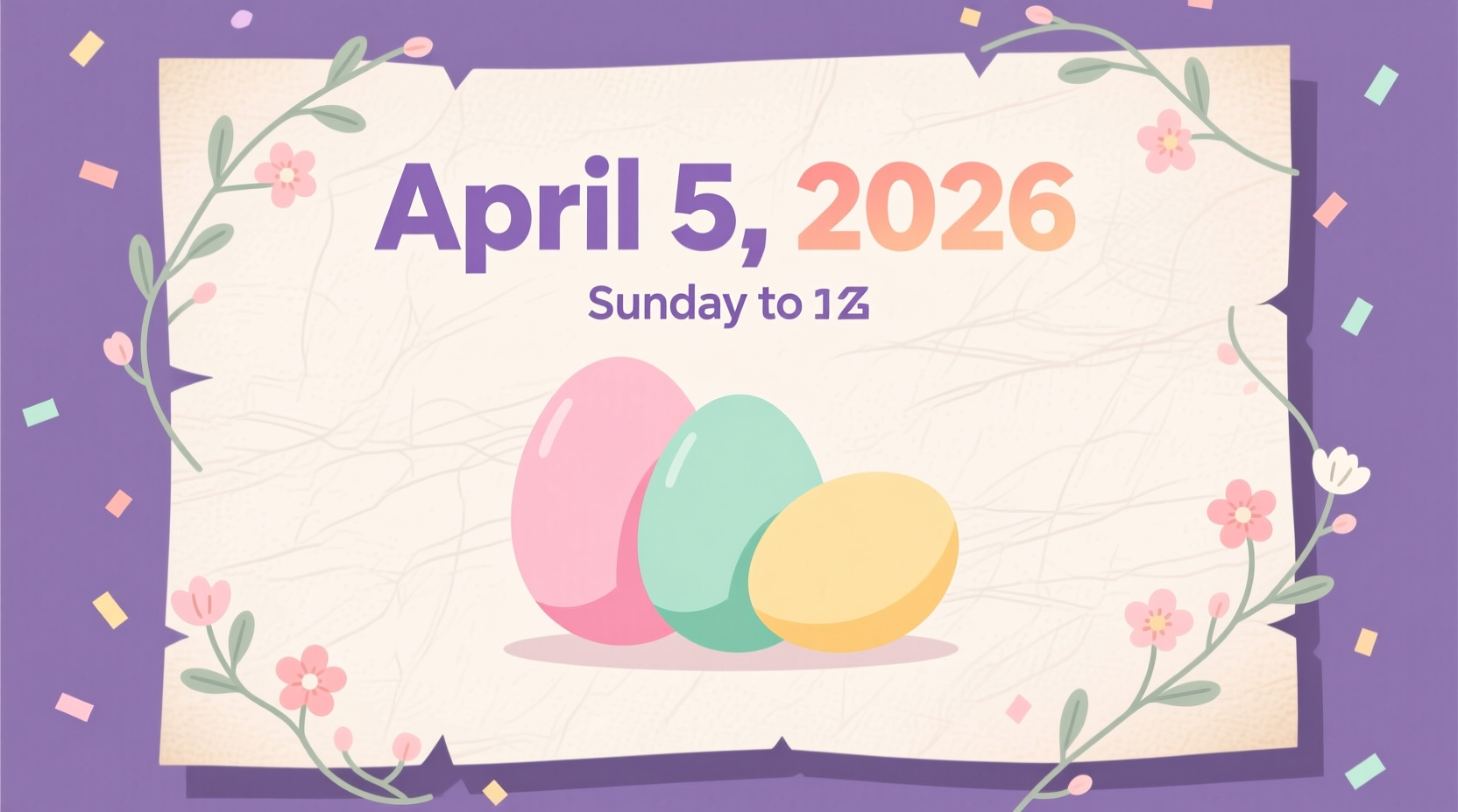 when is easter ths year