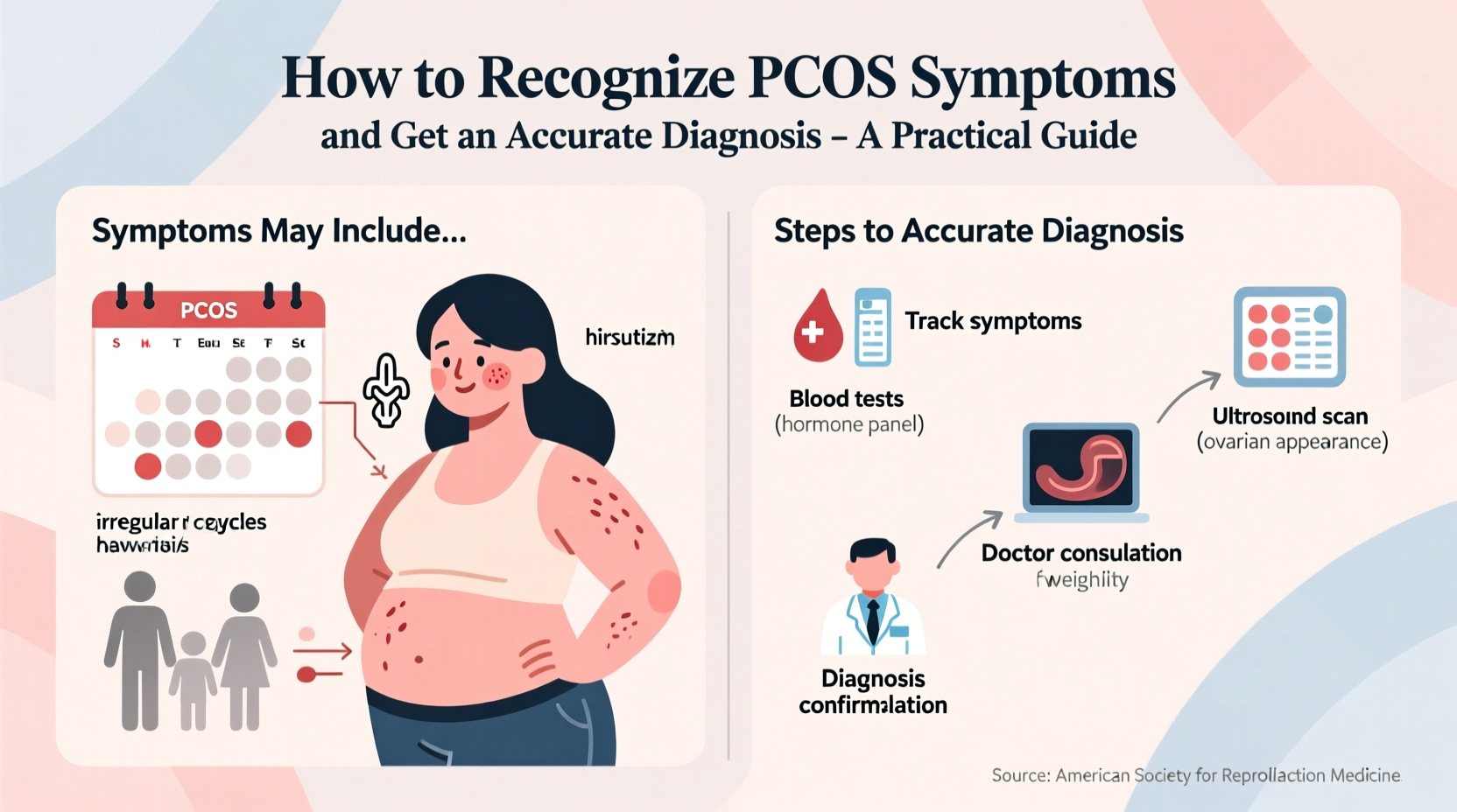 how to recognize pcos symptoms and get an accurate diagnosis a practical guide