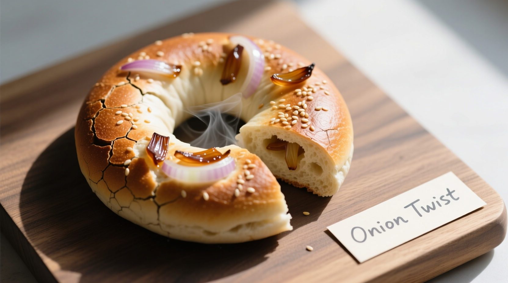 alternative to an onion bagel