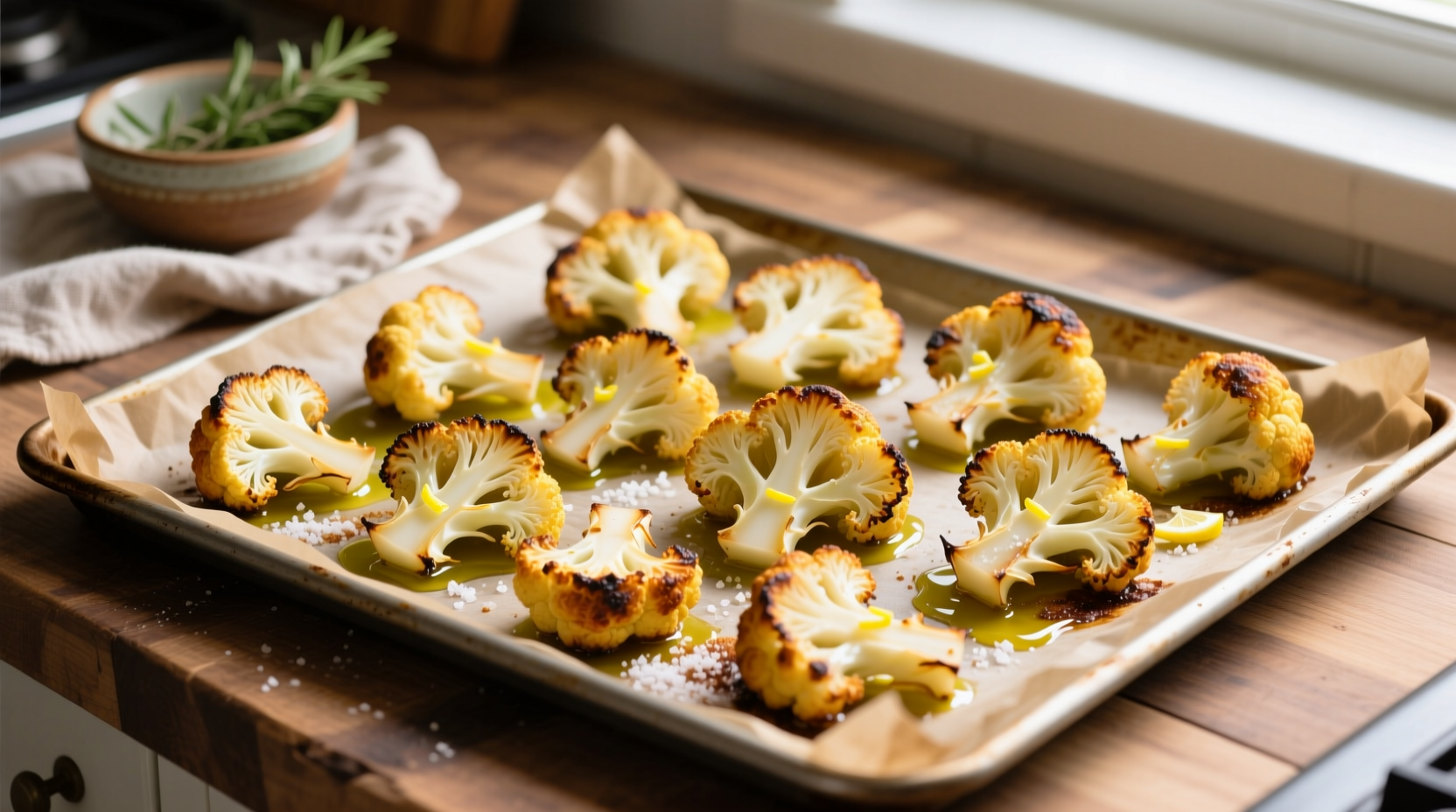 how long to bake cauliflower at 400