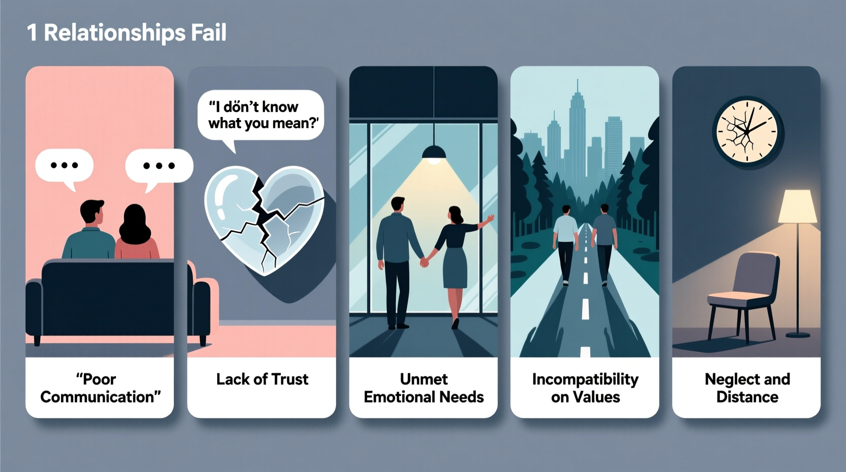 5 reasons why relationships fail understanding common pitfalls