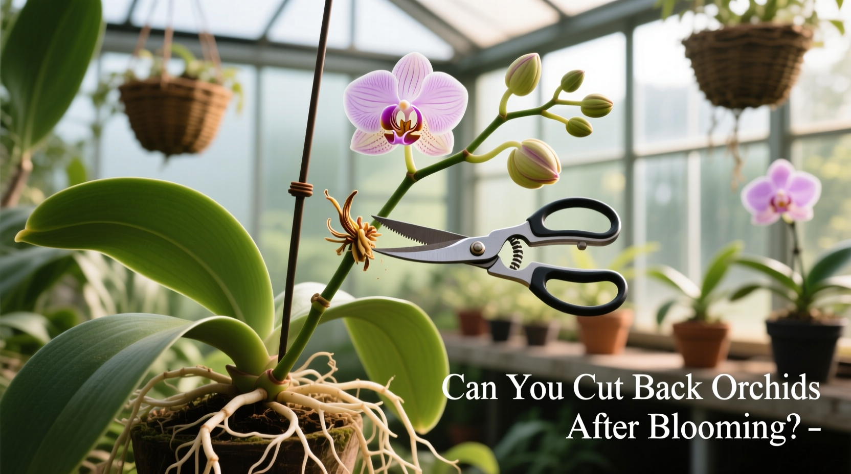 can you cut back orchids