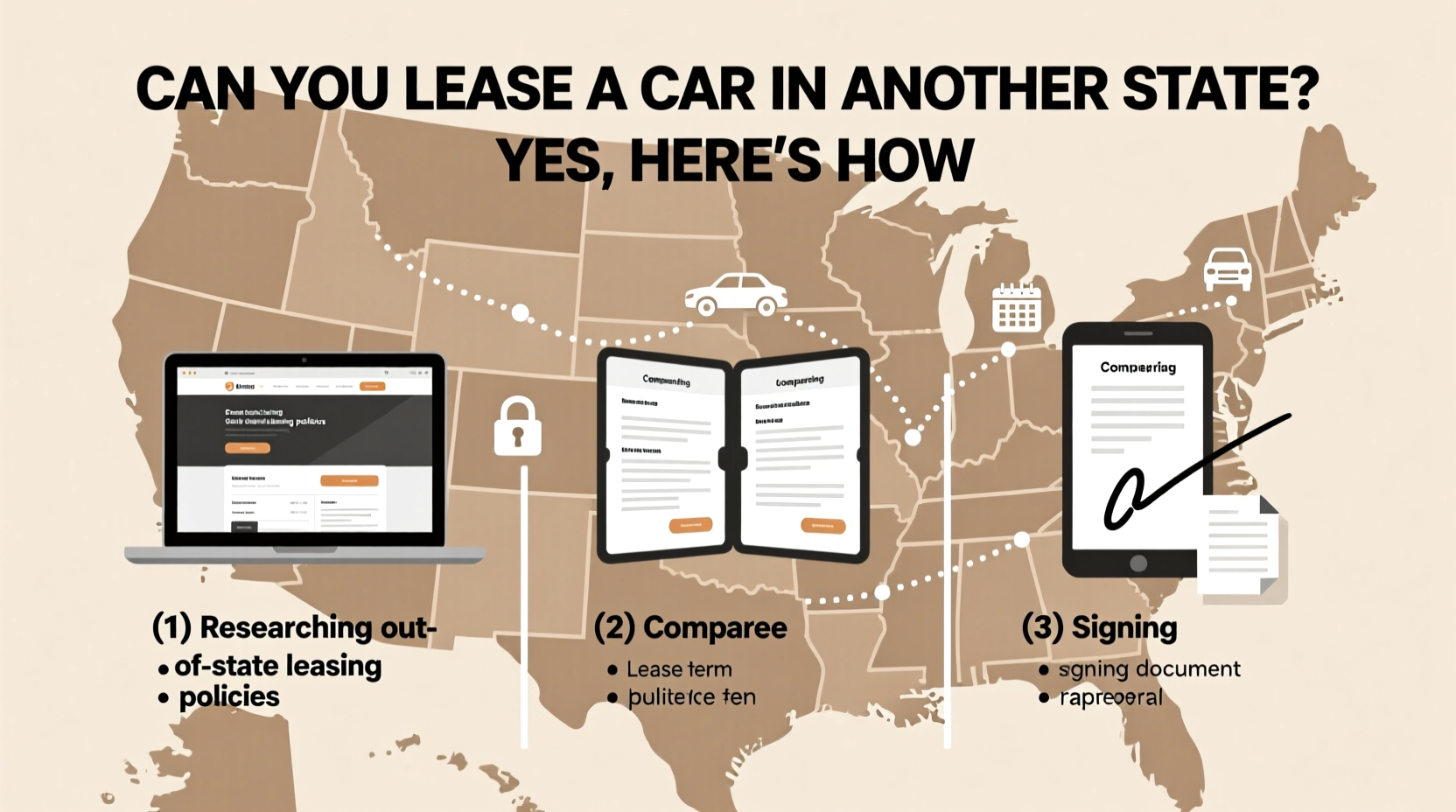 can you lease a car in another state