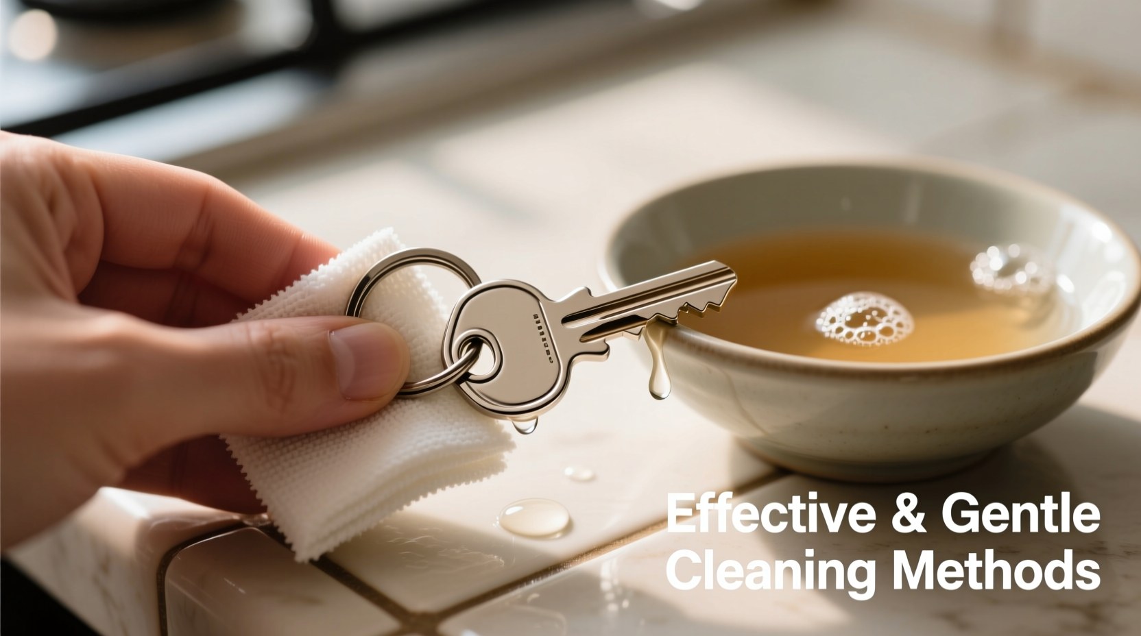 effective and gentle methods to clean your alloy keychain charm without damage