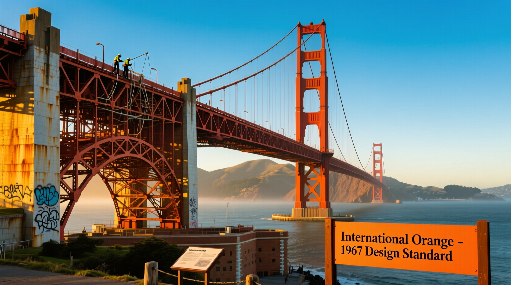 why is the golden gate bridge red unveiling the color choice