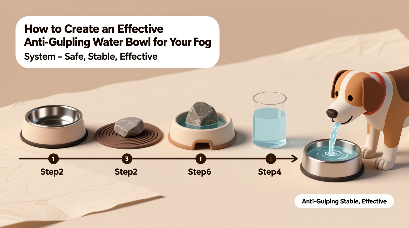 how to create an effective anti gulping water bowl for your dog a step by step guide