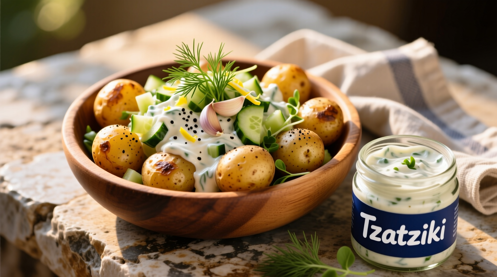 Tzatziki Potato Salad: Light & Creamy Recipe (30 Min)