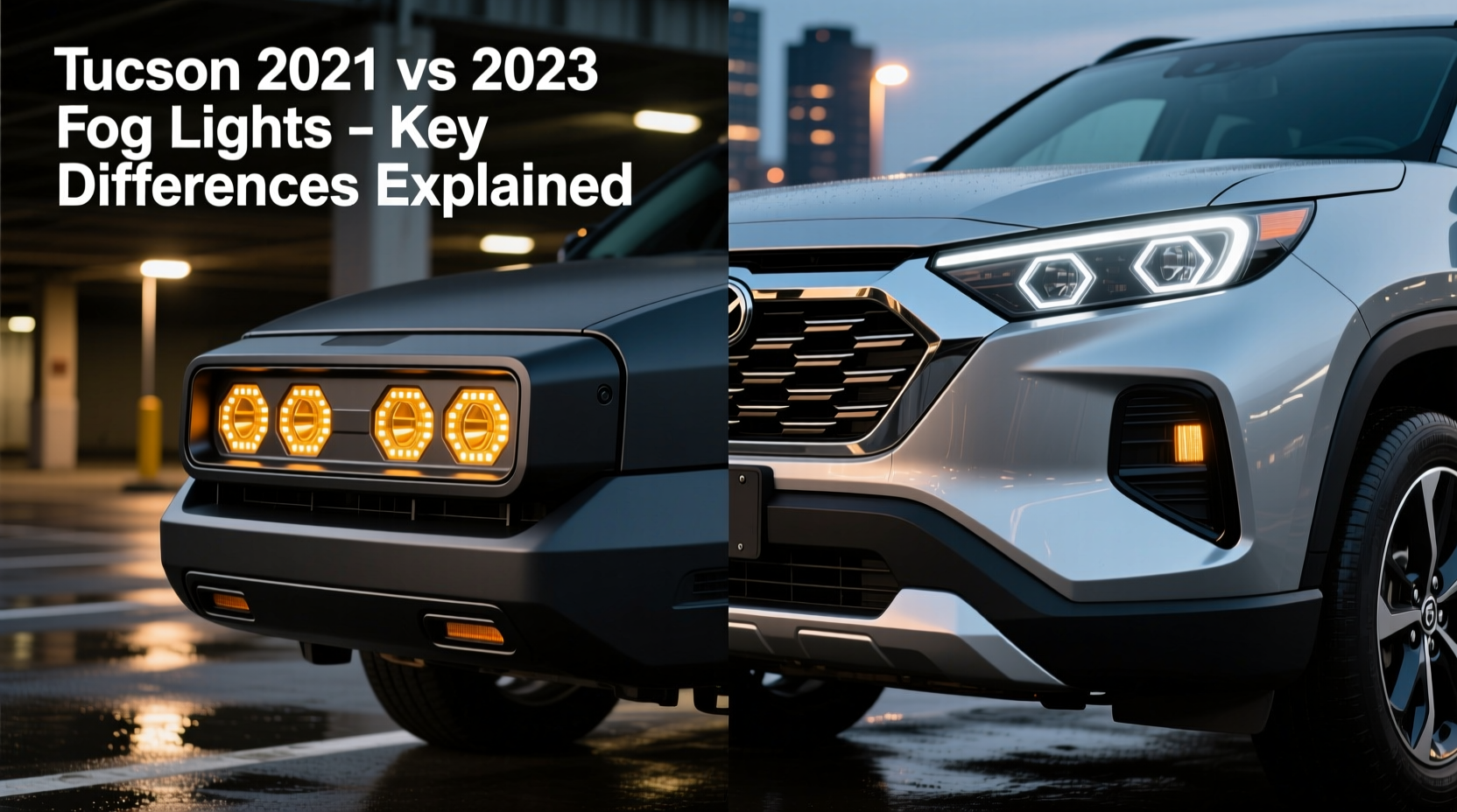 tucson 2021 vs 2023 fog lights