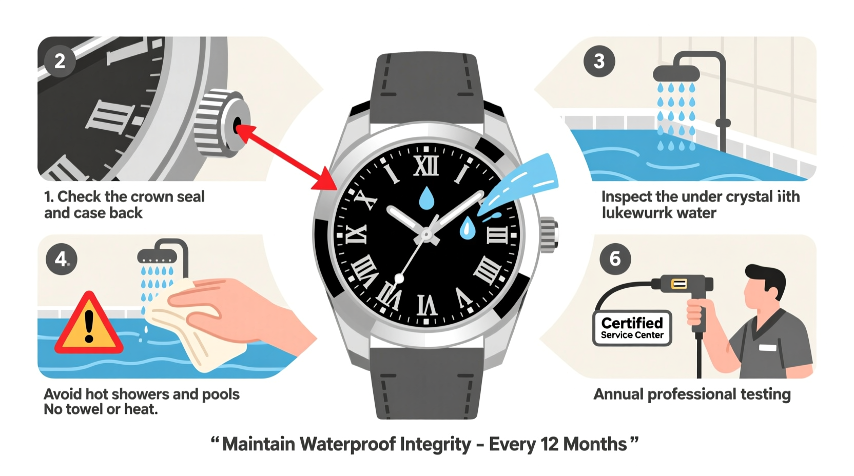 how to verify and maintain your watchs waterproof integrity for daily wear