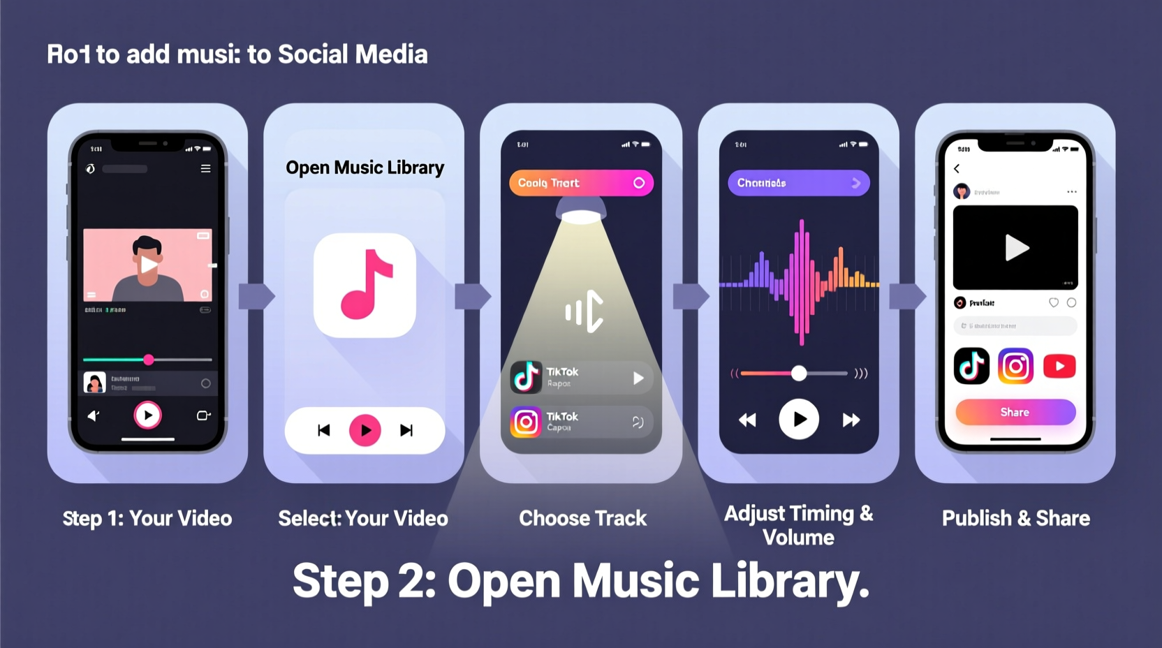 how to put music on your videos and social media easily a step by step guide