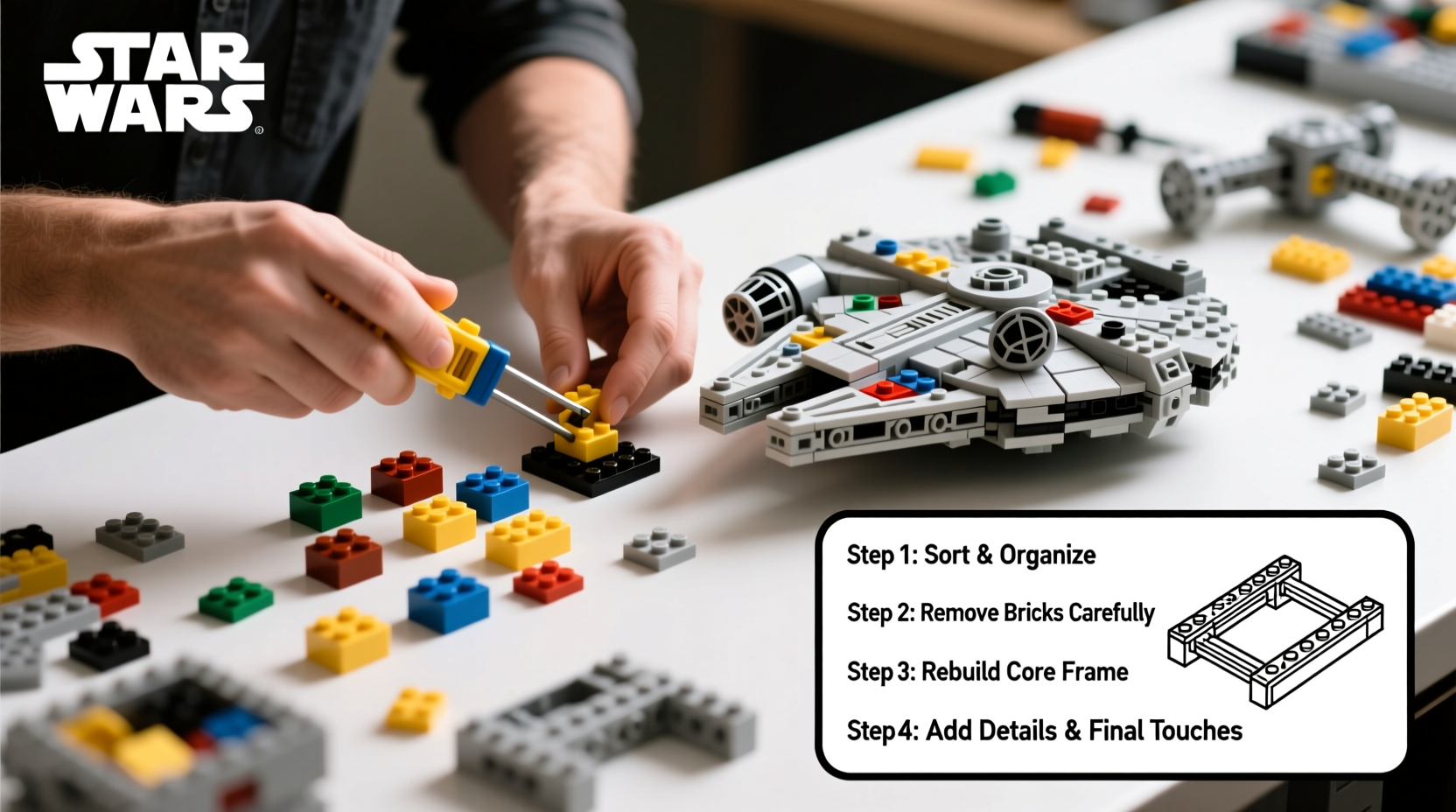 mastering the art of disassembling and rebuilding lego star wars sets a step by step guide