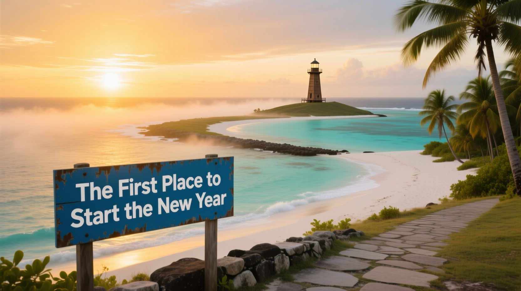 where is the first place to start the new year