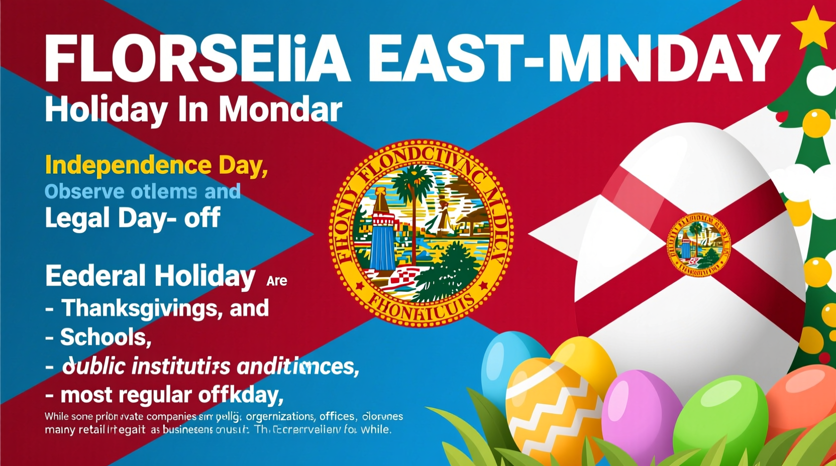 is easter monday a holiday in florida