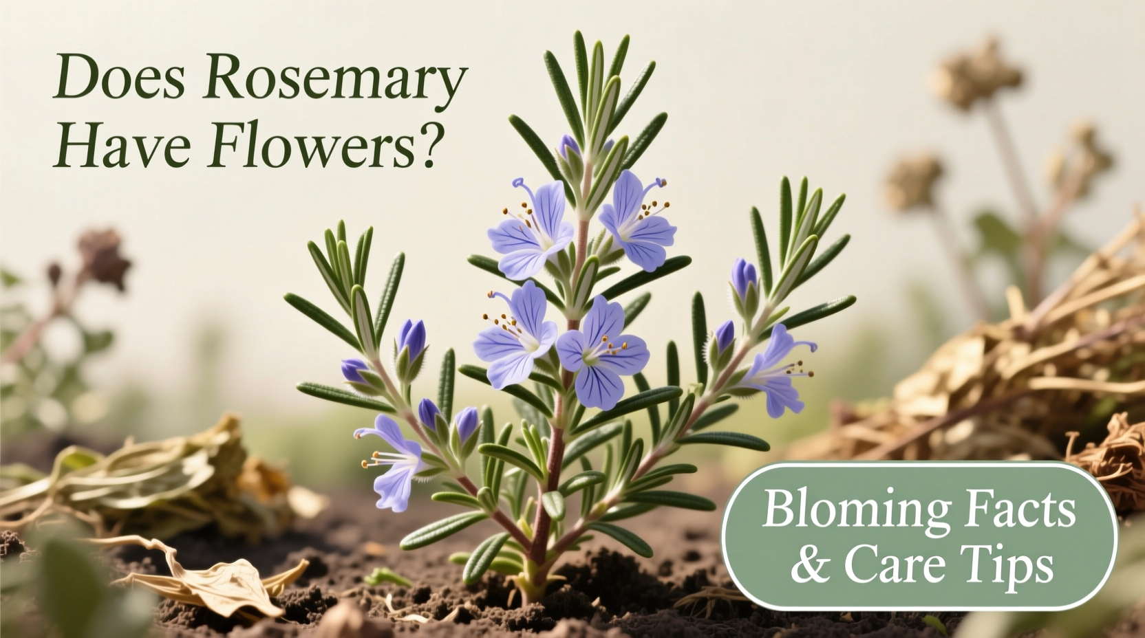 does rosemary have flowers