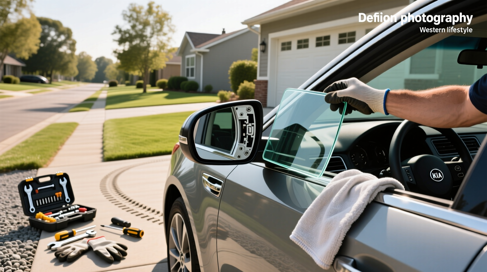 2013 kia optima side mirror glass replacement guide