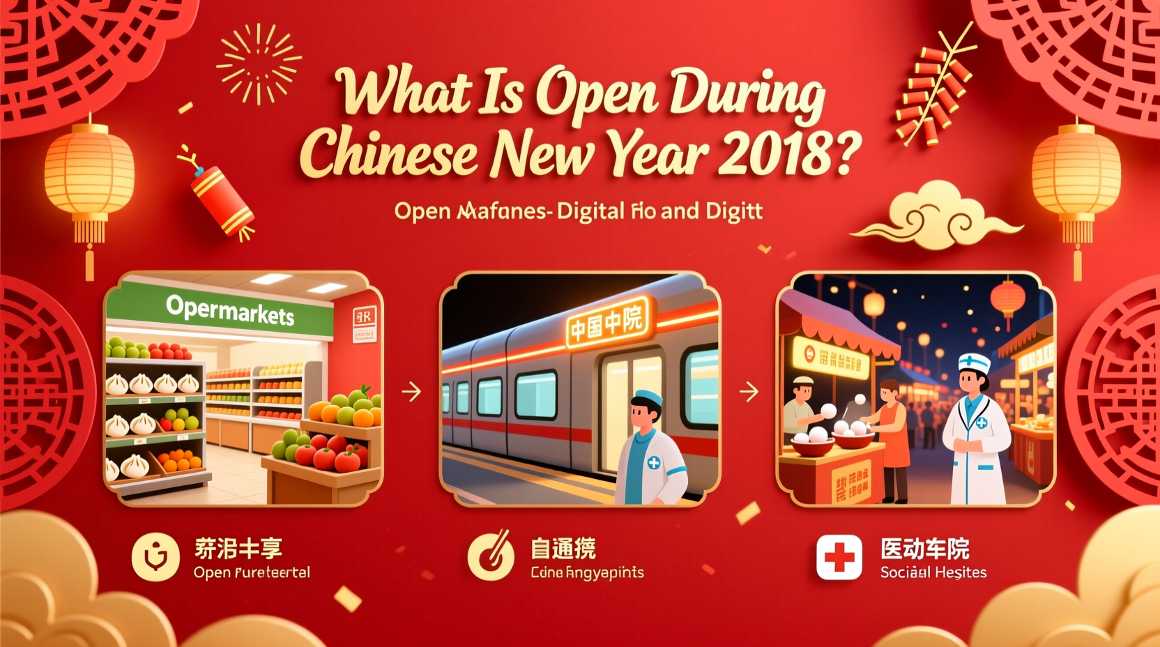 What Is Open During Chinese New Year 2018?
