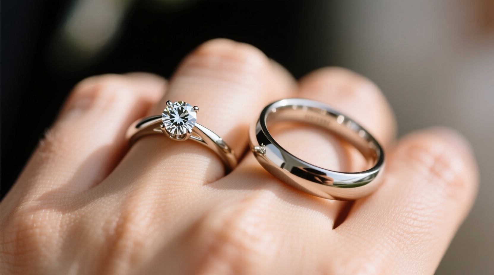 is an engagement ring and a wedding ring the same