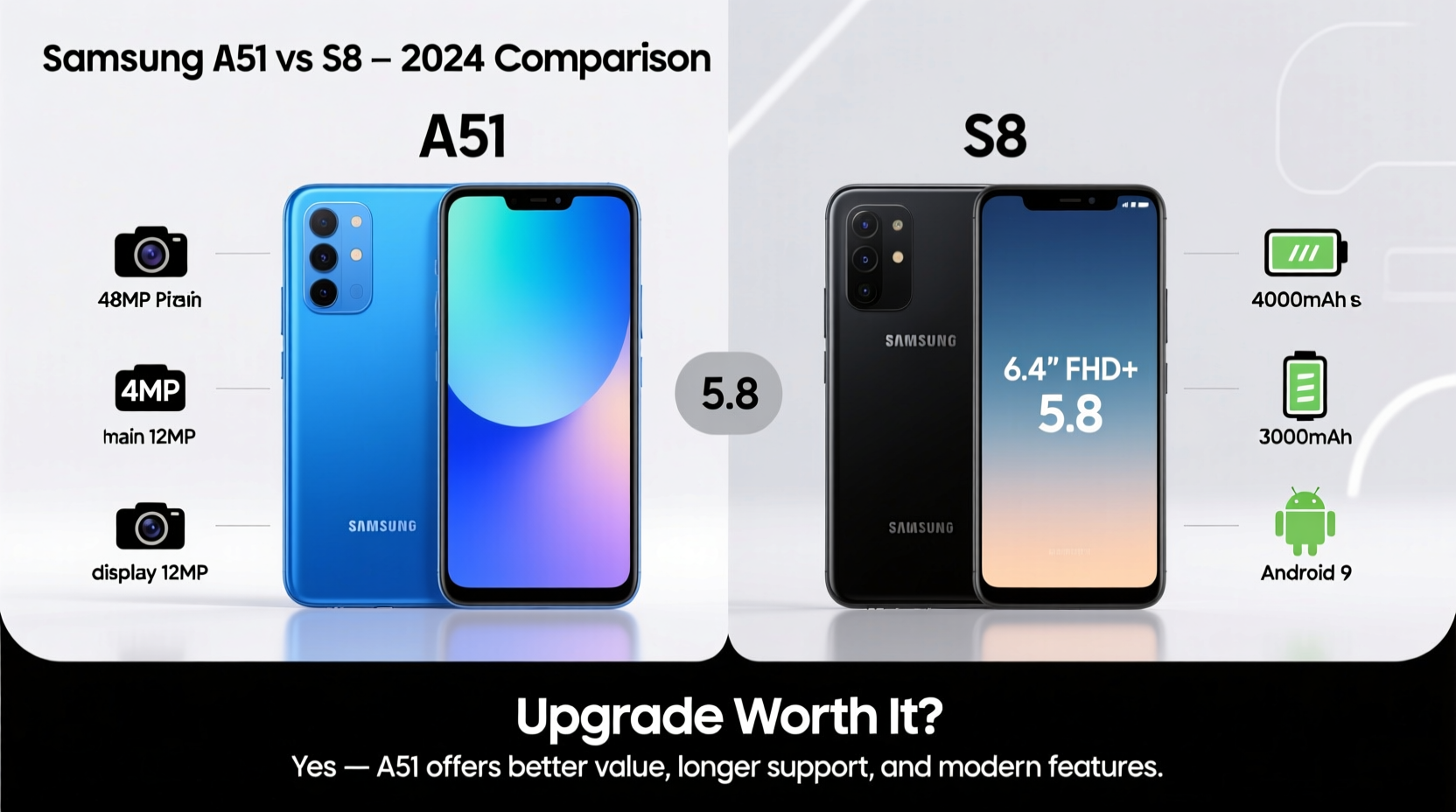 samsung a51 vs s8 is it worth upgrading in current_year