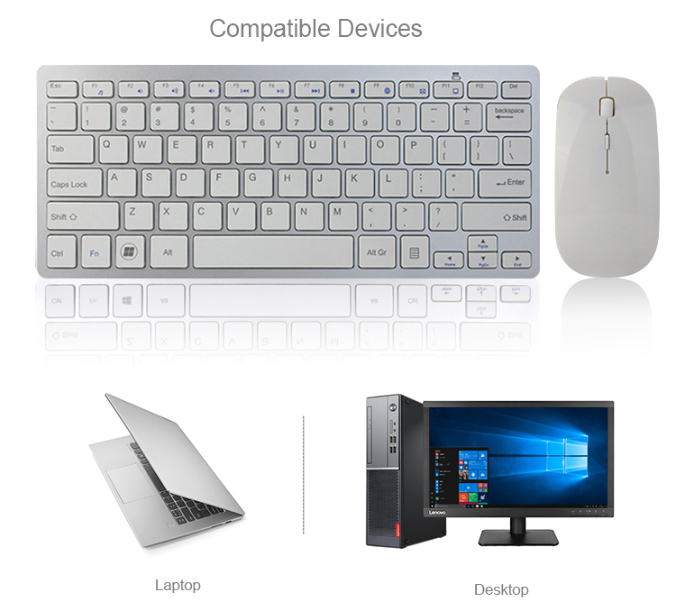 cheapest ABS 78 keys  best 2.4g wireless keyboard and mouse for windows 10