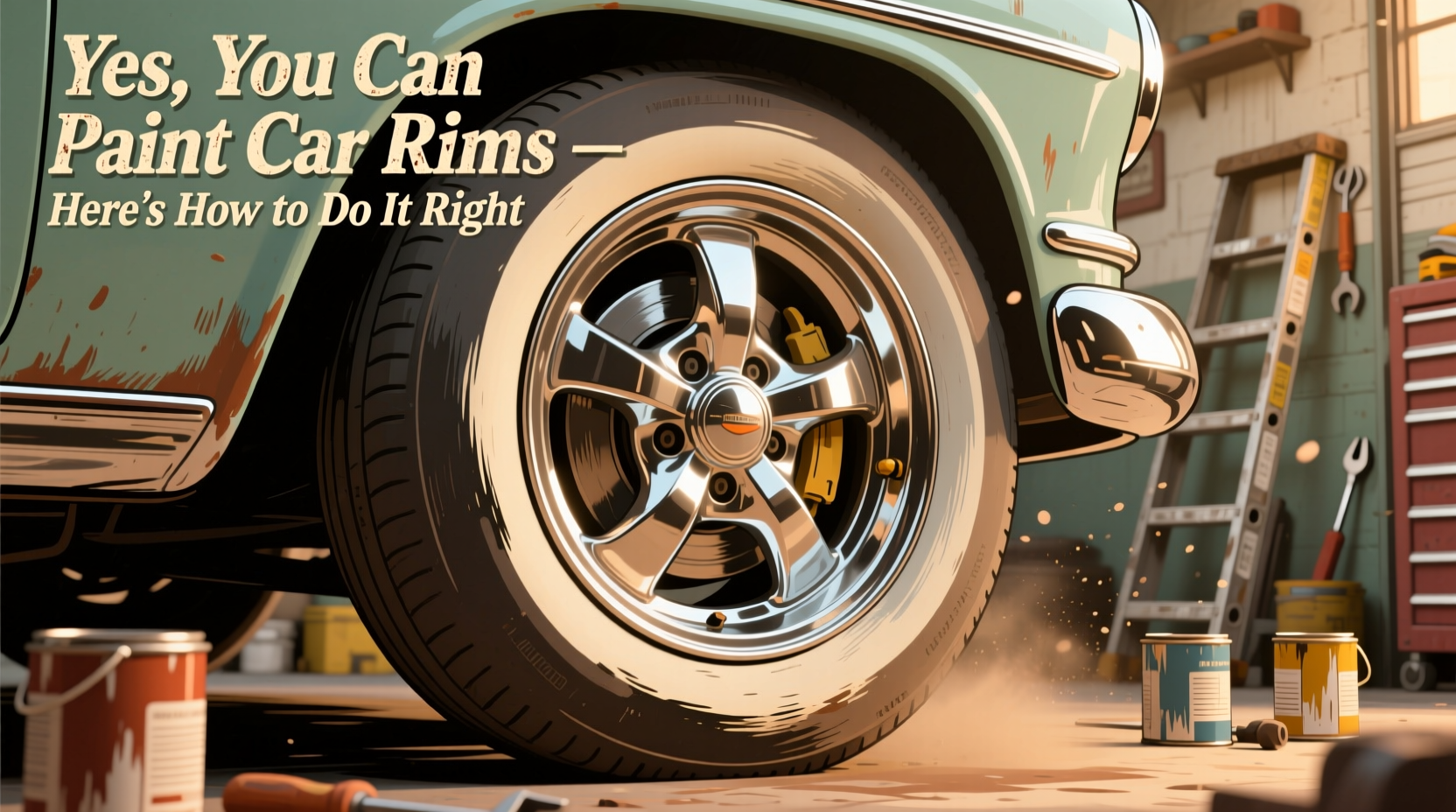 can you paint car rims