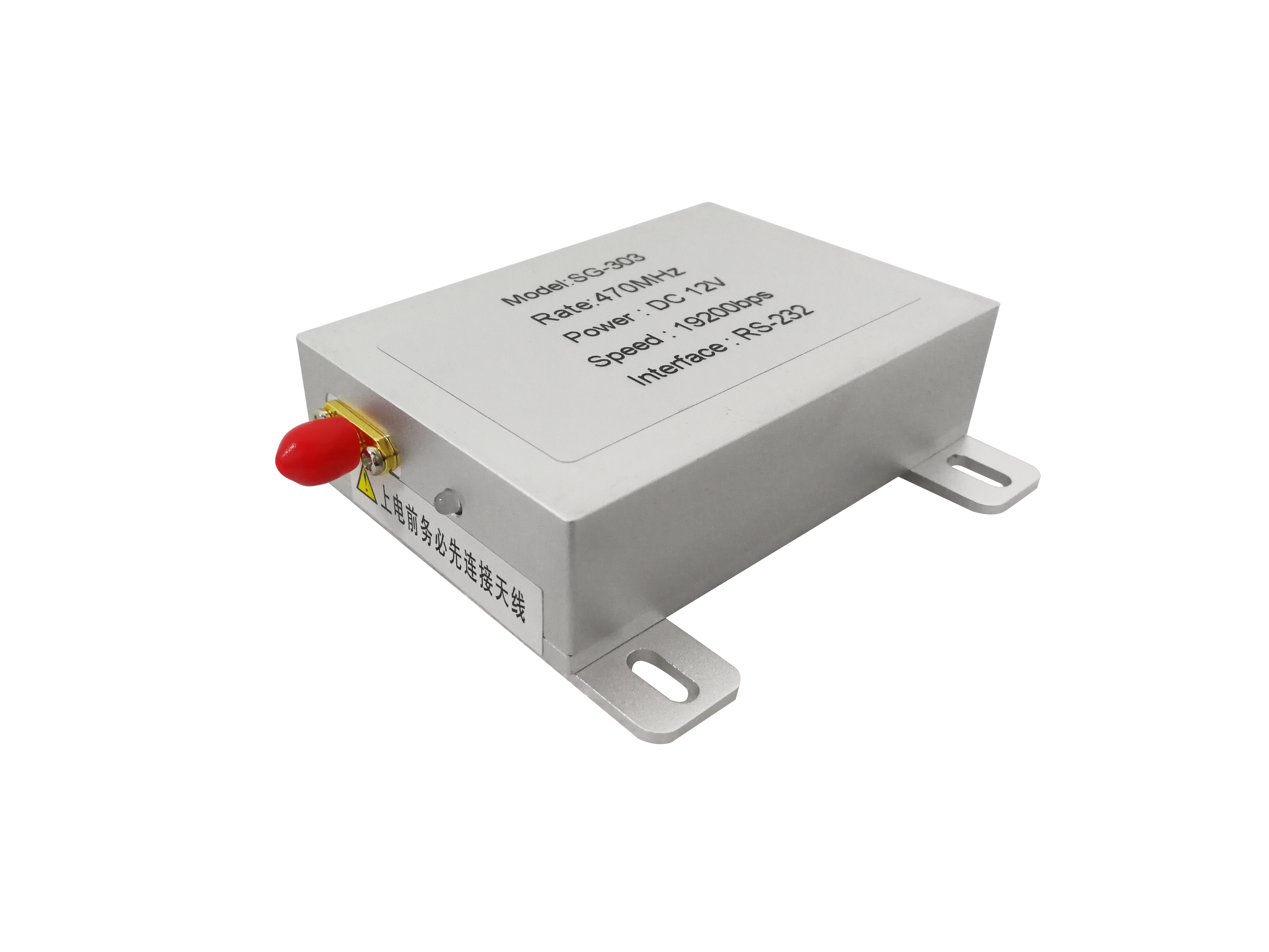 Data Transceiver 5w 10w 10km Long Range Industrial Modem MSK RS232 Serial Server Port Compatible GPRS Modem Wireless Transmitter