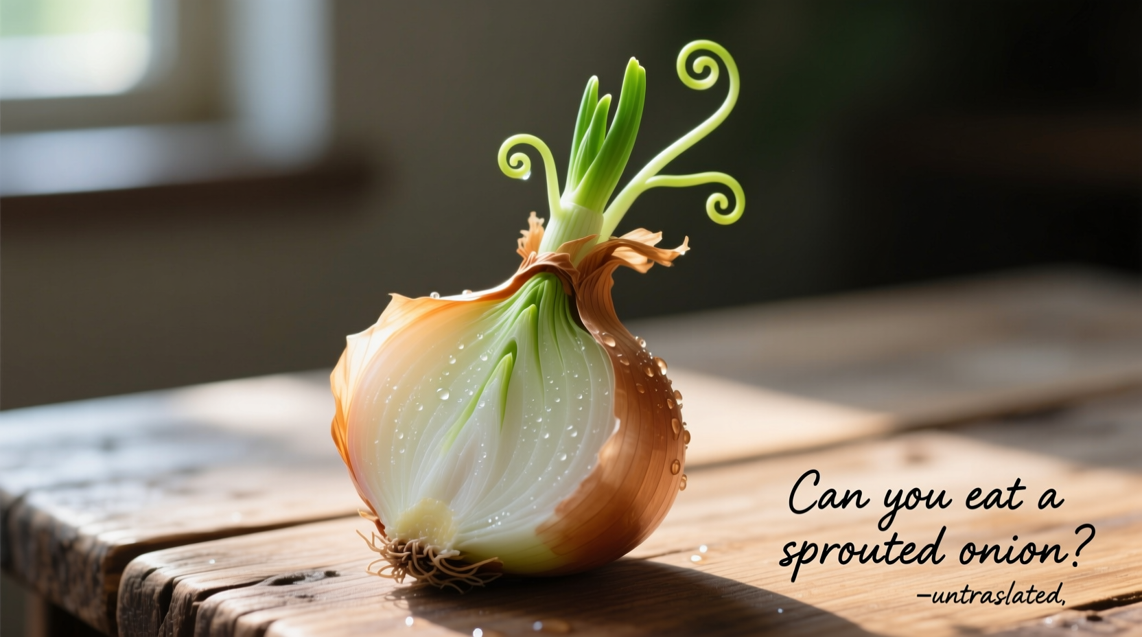 can you eat a sprouted onion