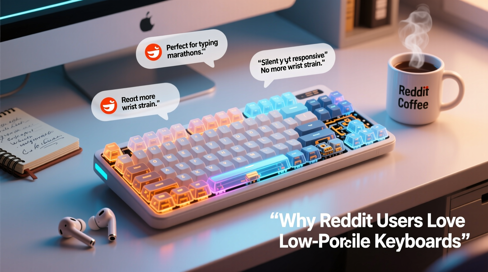 low profile mechanical keyboard why reddit users love them