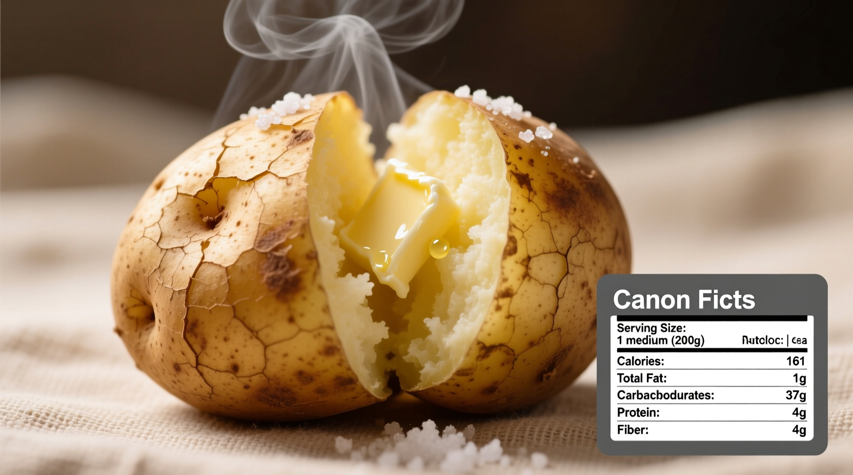 nutrition data baked potato