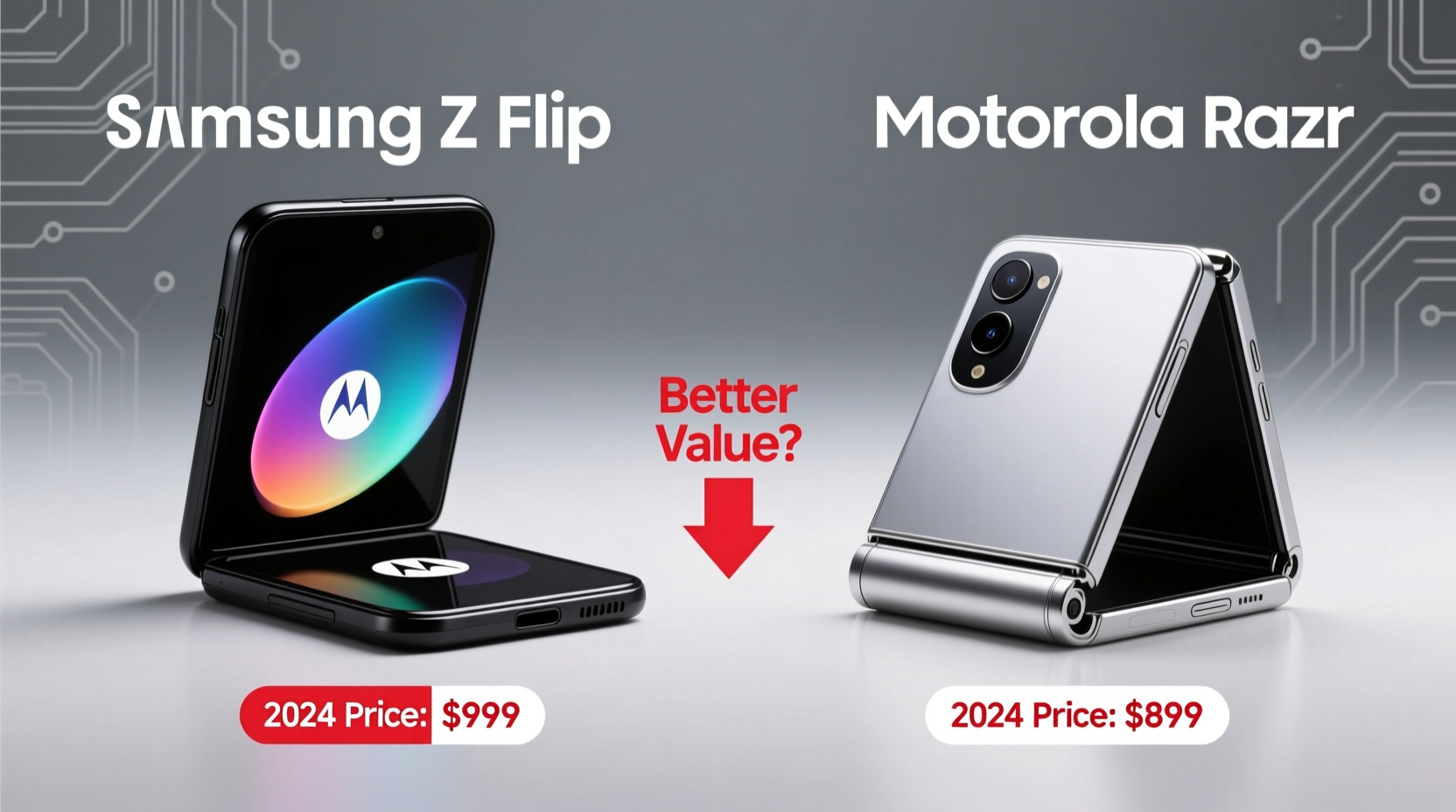 samsung z flip vs motorola razr is the razr actually better value now