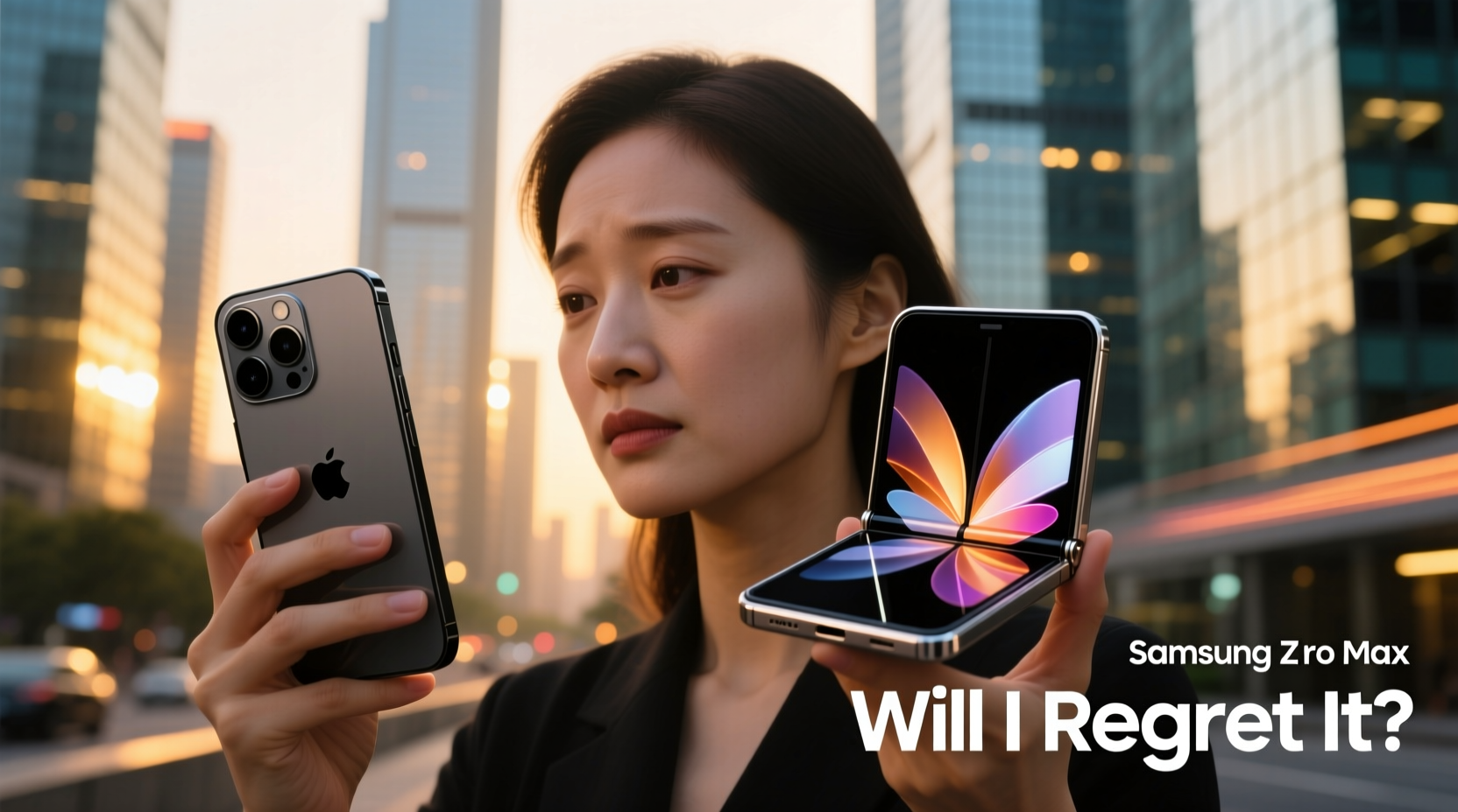 switching from iphone 15 pro max to galaxy z flip 6 will i regret it