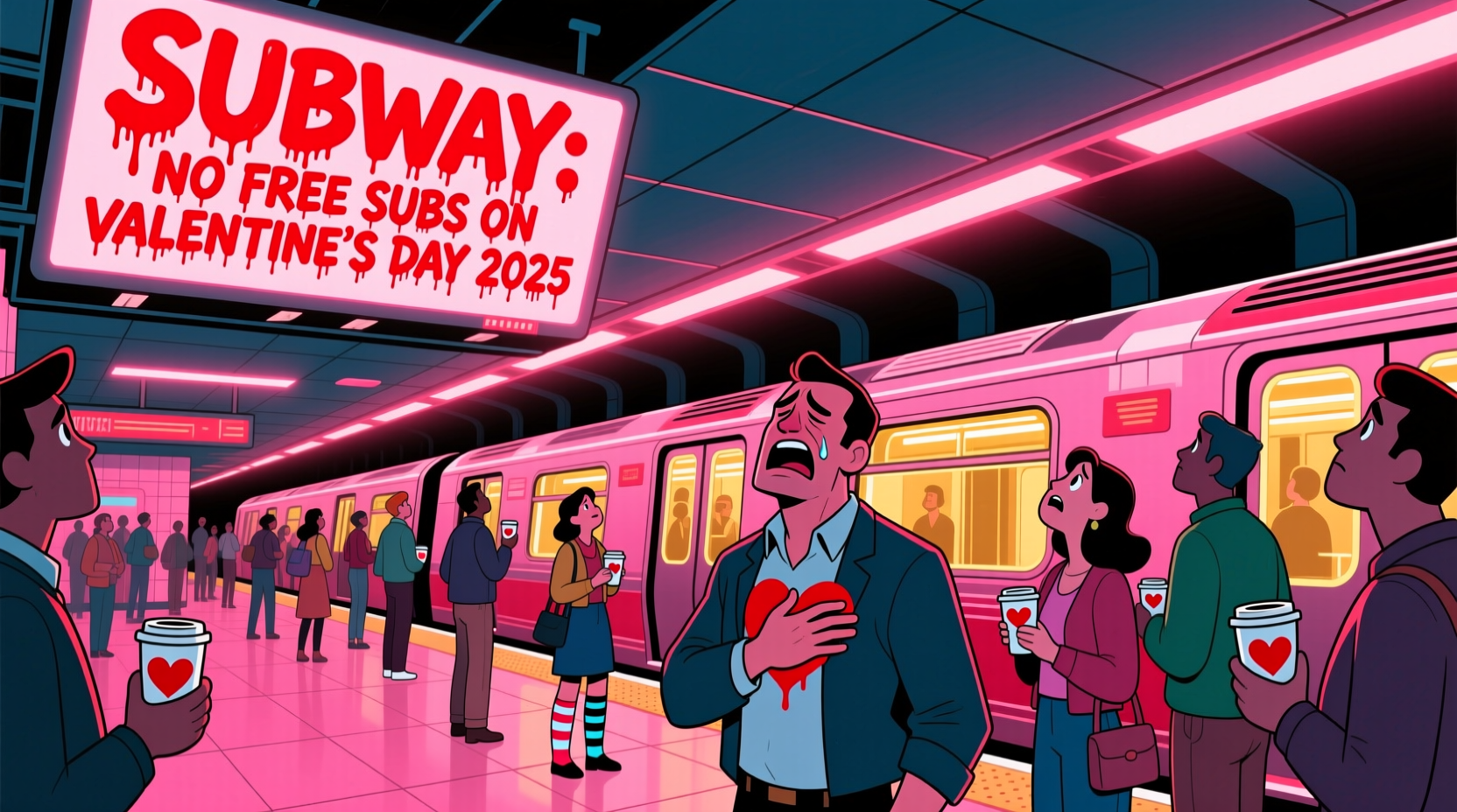 is subway giving away free subs on valentines day