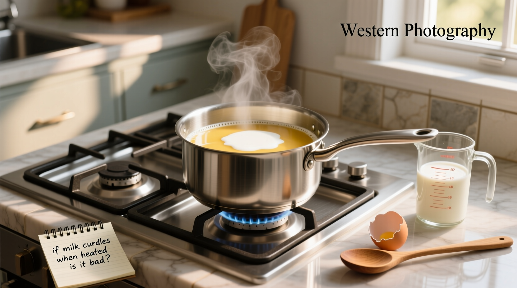 is curdled milk safe when heated