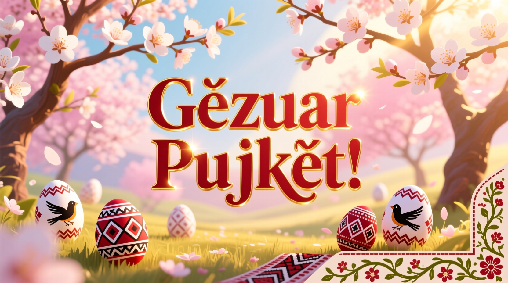 how do you say happy easter in albanian