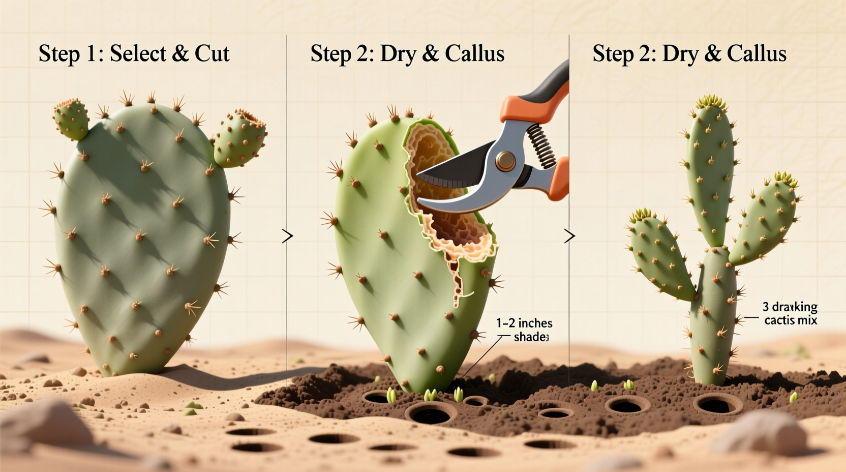 how to plant a prickly pear cactus