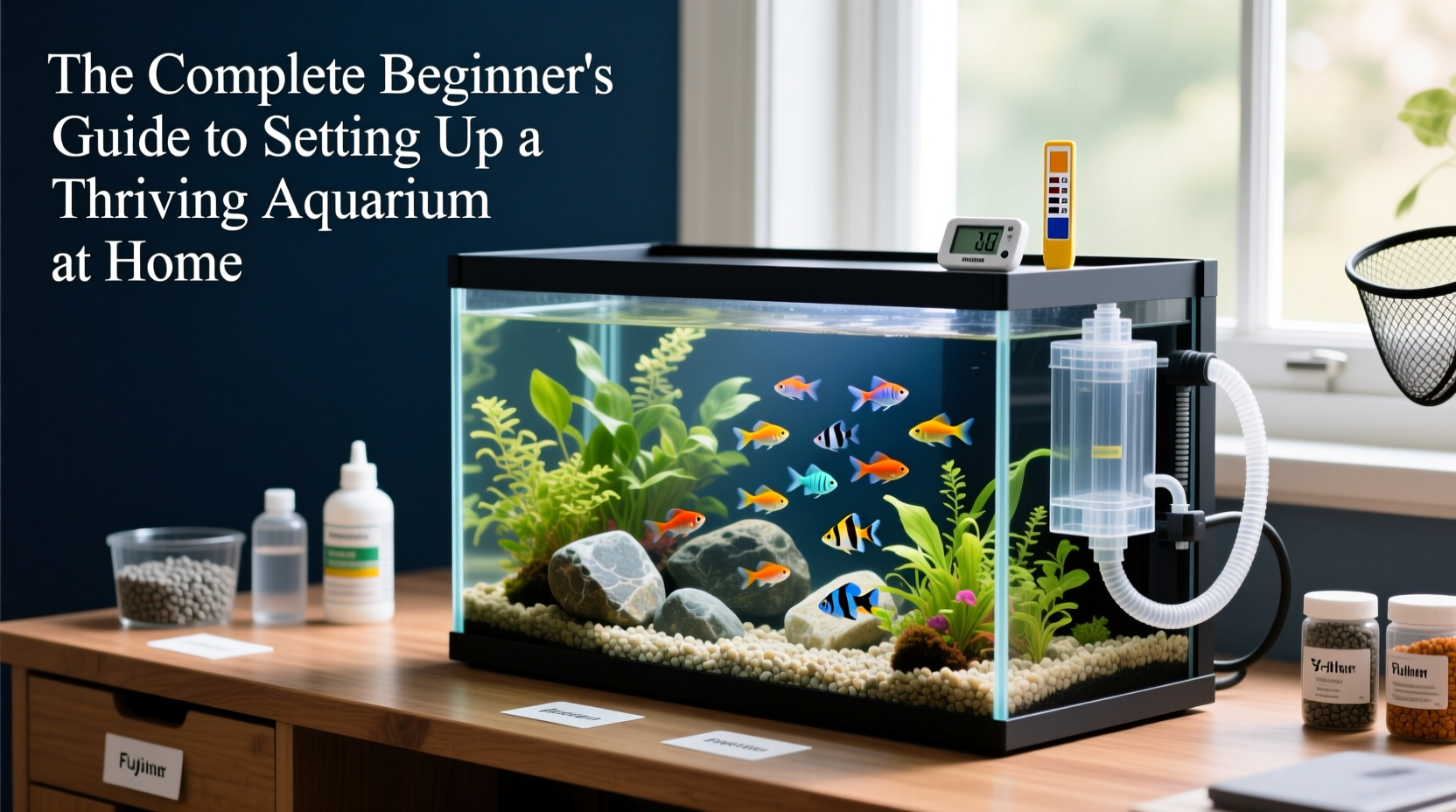 the complete beginners guide to setting up a thriving aquarium at home