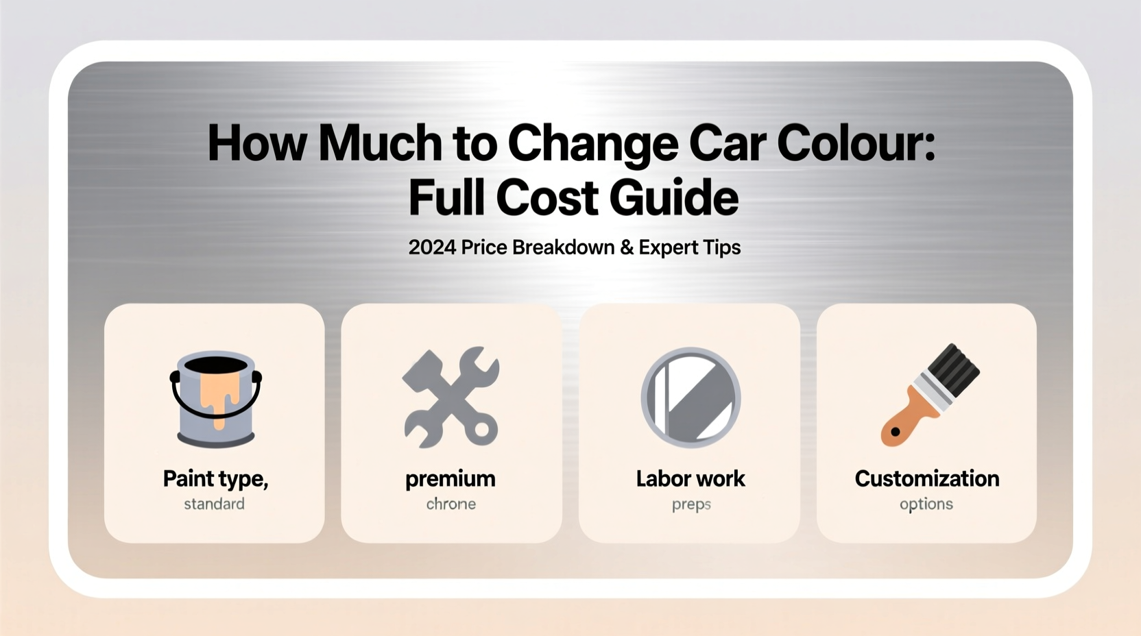 how much to change car colour