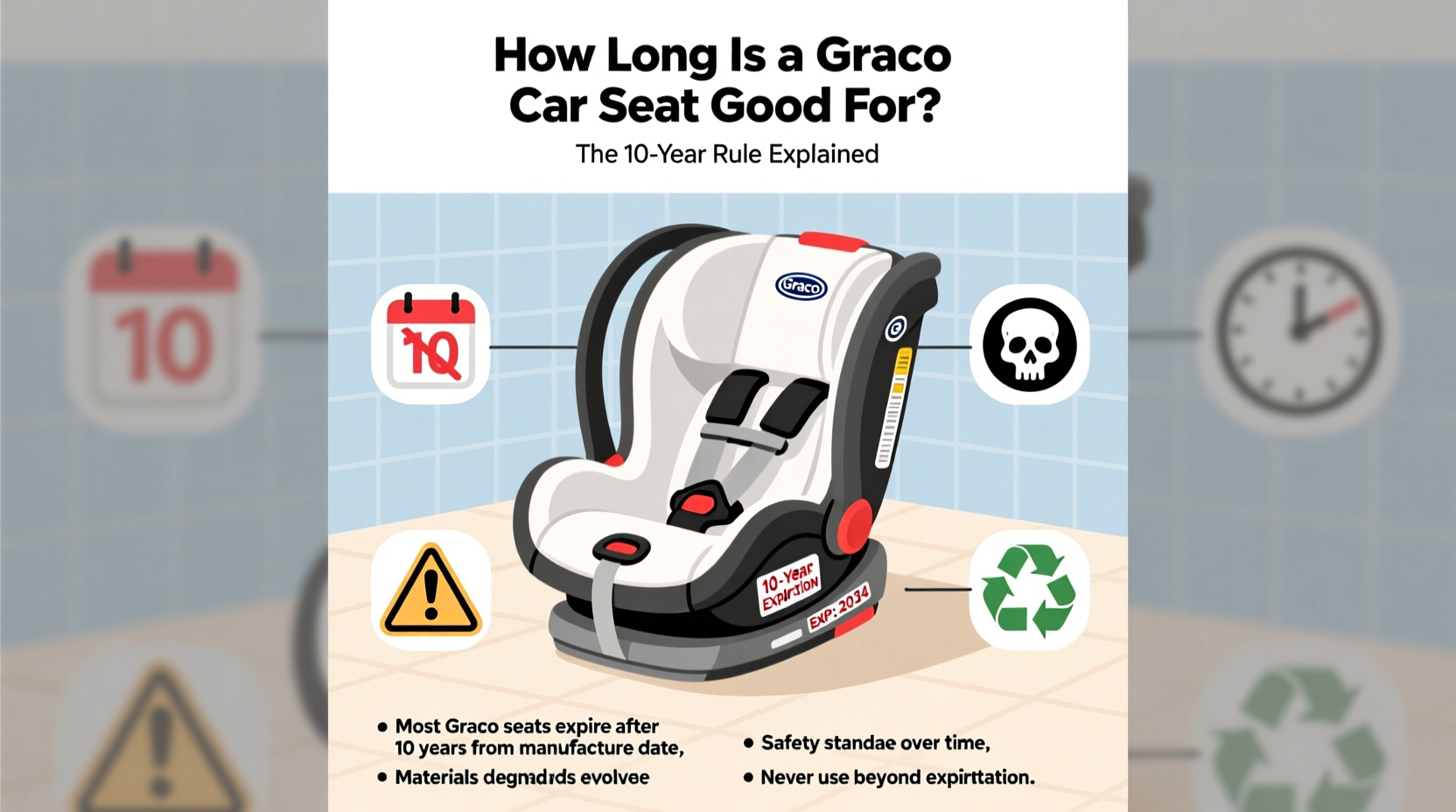 how long is a car seat good for graco