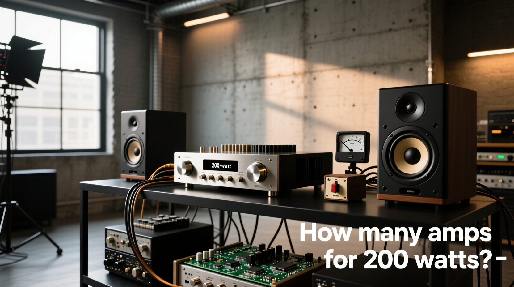 200 Watt RMS Amp: How Many Amps for 200 Watts? Buying Guide